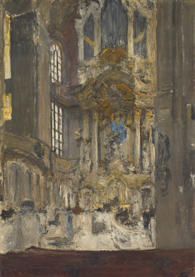 Interno della Frauenkirche a Dresda da Gotthardt Kuehl