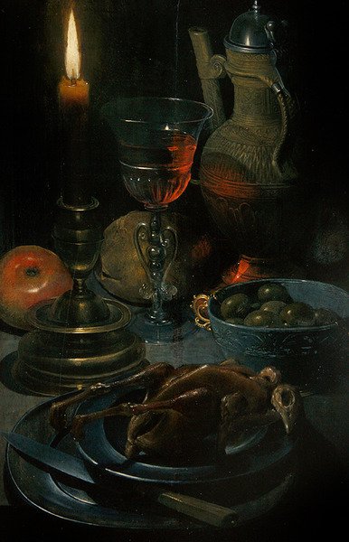 Cena a lume di candela da Gotthardt von Wedig
