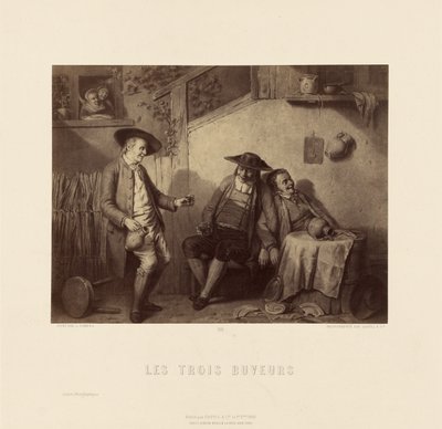 "I tre bevitori" di L. Somers da Goupil and Cie.