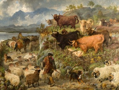 Un addio nelle Highlands da Gourlay Steell