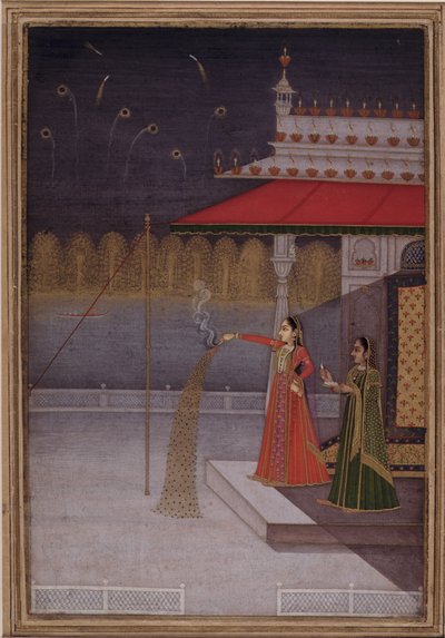 La notte di Shab-barat, c.1735-40 da Gouvardhan (attr. to)