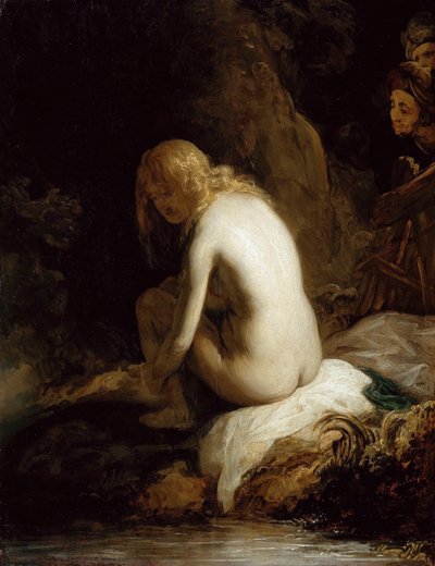 Susanna e i vecchioni da Govaert Flinck