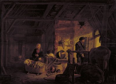 Interno di un cottage da Govert Dircksz. Camphuysen