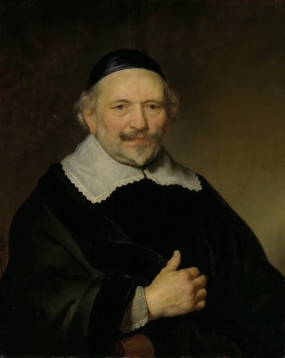 Ritratto di un uomo, ritenuto essere Augustijn Wtenbogaert (1577-1655) da Govert Flinck