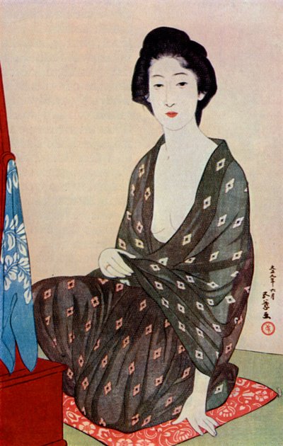 Donna giapponese con abiti estivi da Goyo Hashiguchi