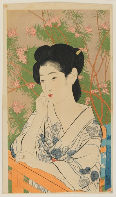Hotel delle sorgenti termali (Onsen yado) era Taisho, luglio 1920 da Goyo Hashiguchi