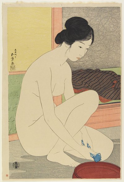 Donna al Bagno, Ottobre 1915 da Goyo Hashiguchi
