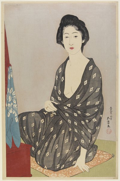 Donna in abito estivo, giugno 1920 da Goyo Hashiguchi