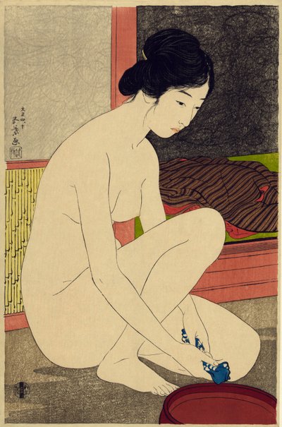 Yokugo no onna, 1915 da Goyo Hashiguchi