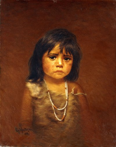 Bambino Indiano con Lacrima da Grace Carpenter Hudson
