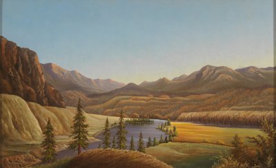 Vista sul lago Okanagan, British Columbia da Grafton Tyler Brown