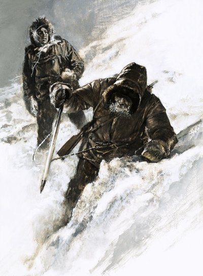 Il dottor Isaac Stringer e C. F. Johnson hanno attraversato lo Yukon a piedi da Graham Coton