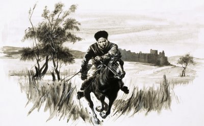Frate Giovanni su un focoso cavallo mongolo da Graham Coton
