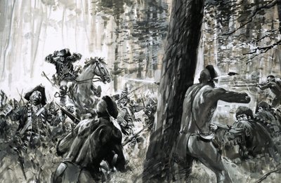 Nel 1765, il generale Edward Braddock cadde in un