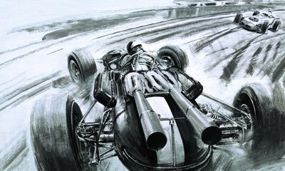 Nessun britannico aveva vinto la 500 miglia di Indianapolis fino a quando Jim Clark, con la sua Lotus Ford, non aveva vinto la 500 miglia di Indianapolis. da Graham Coton