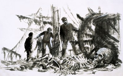 Il Marlborough scomparve nel 1890 e non fu ritrovato per quasi un quarto di secolo (gouache su carta) da Graham Coton