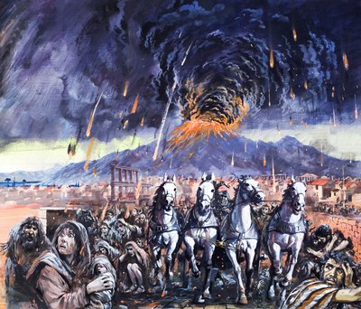 Il tempo e il luogo, da "Gli ultimi giorni di Pompei". da Graham Coton