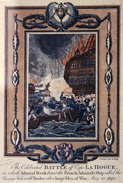 La celebre battaglia di Capo La Hogue, 20 maggio 1692 da Grainger