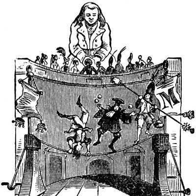 Illustrazione per I viaggi di Gulliver di Jonathan Swift da Grandville (1803 47)
