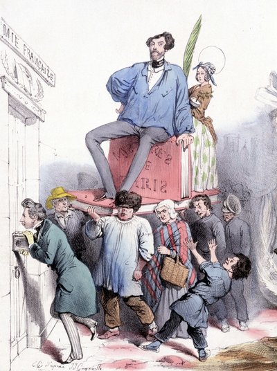 Alfred de Vigny che bussa alla porta dell