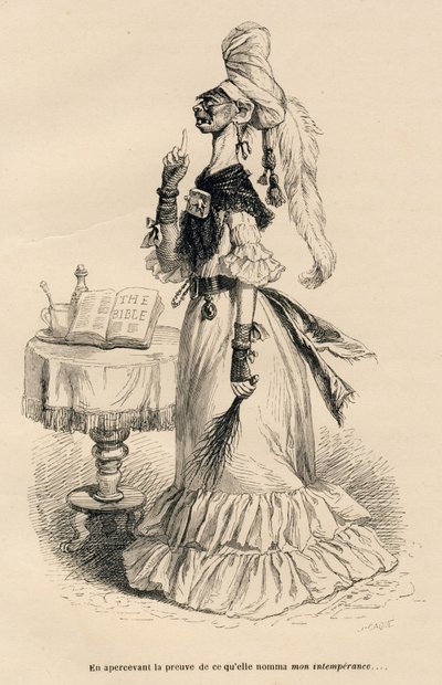 Vedendo la prova di ciò che chiamava la mia intemperanza da Grandville