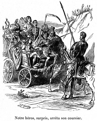 Illustrazione delle avventure di Don Chisciotte scritte da Cervantes da Grandville (1803 47)