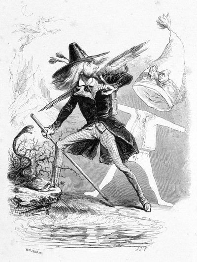 In "Jérôme Paturot in cerca di una posizione sociale" di Louis Reybaud da Grandville