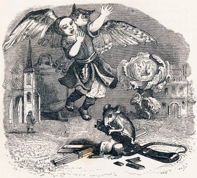 Il depositario infedele (Le dépositaire infidèle) - Favole di La Fontaine da Grandville