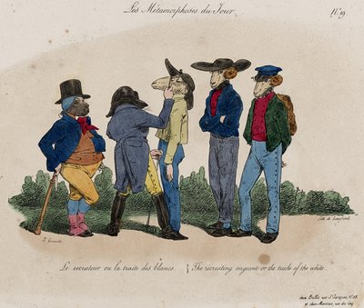 Les Metamorphoses du Jour, No. 19 da Grandville