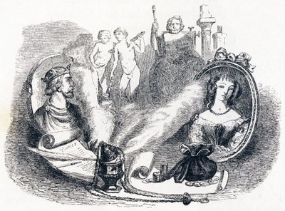 Simonide preservato dagli dei - Favole di La Fontaine da Grandville