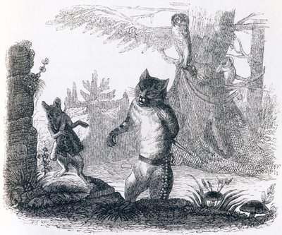 Il gatto e il topo da Grandville