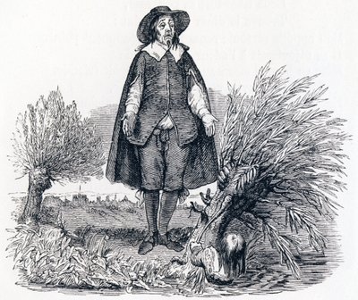 Il bambino e il maestro di scuola - Favole di La Fontaine da Grandville