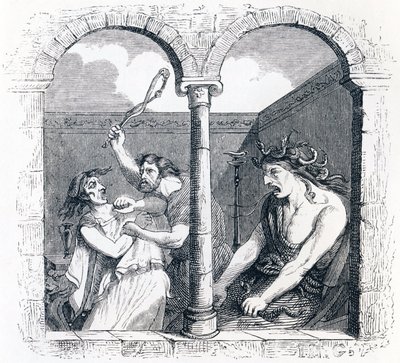 La discordia - Favole di La Fontaine da Grandville