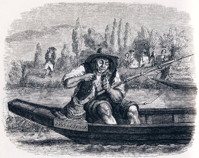 Il pesciolino e il pescatore - Favole di La Fontaine da Grandville