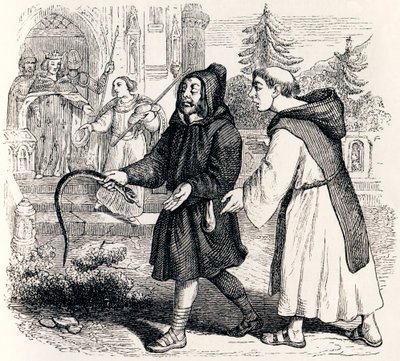 Il pastore e il re (Le berger et le roi) - Favole di La Fontaine da Grandville