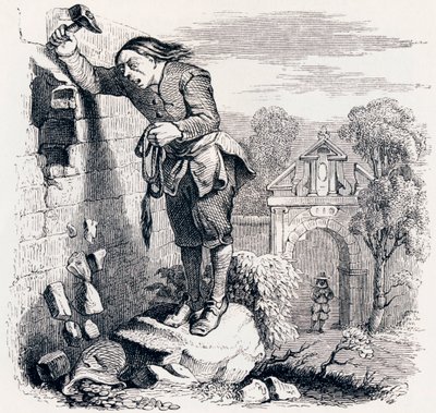 Il tesoro e i due uomini da Grandville