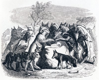 I lupi e le pecore da Grandville