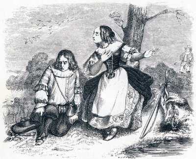 Tircis e Amarante - Favole di La Fontaine da Grandville