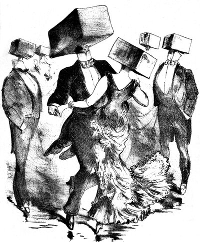 Illustrazione non firmata per la partitura musicale di un