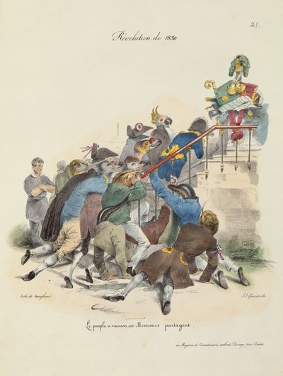 La Rivoluzione del 1830 da Grandville 1803 47 after Grandville 1803 47 after