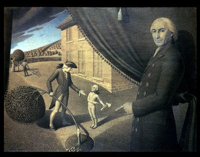 La favola di Parson Weem da Grant Wood