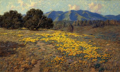 Papaveri della California da Granville Redmond