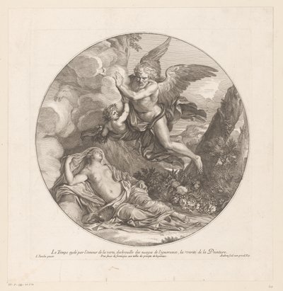 De Tijd onthult de waarheid van de Schilderkunst da Gérard Audran