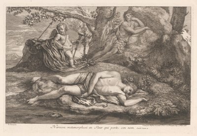 Narciso ed Eco da Gérard Audran