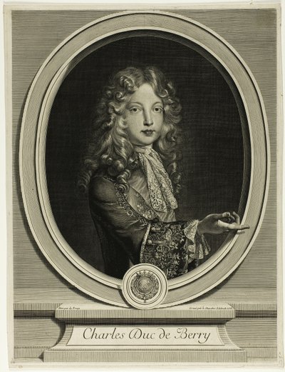 Carlo Duc de Berry da Gérard Edelinck