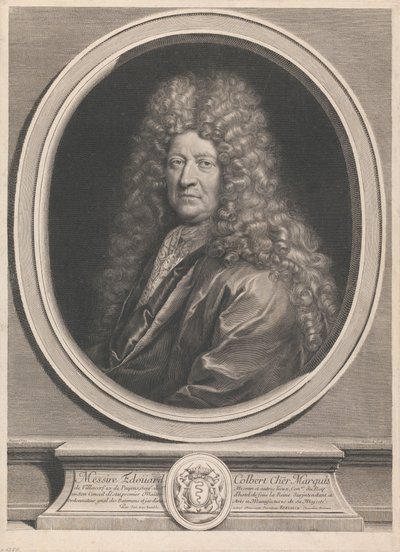 Édouard Colbert, Marchese di Villacerf da Gérard Edelinck