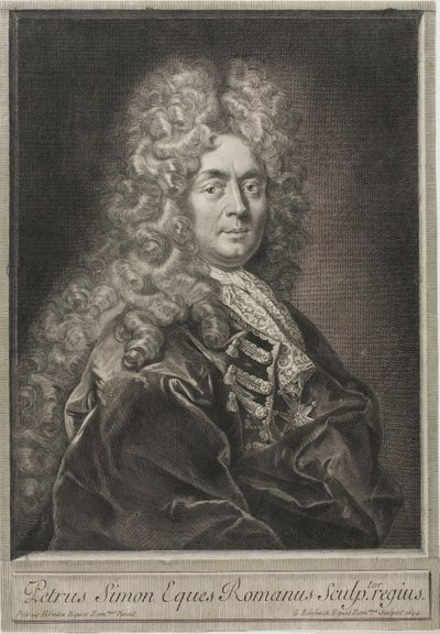 Pierre Simon, Incisore da Gérard Edelinck