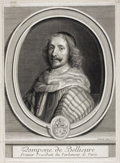 Pompone de Bellièvre da Gérard Edelinck