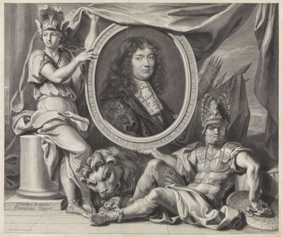 Ritratto di François-Michel Le Tellier da Gérard Edelinck
