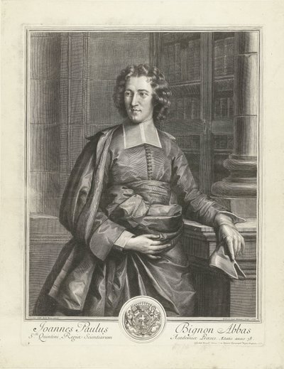 Ritratto di Jean Paul Bignon da Gérard Edelinck